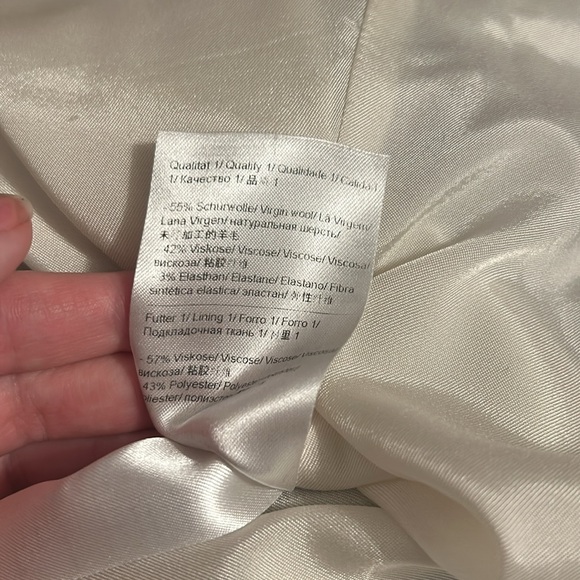 Escada Houndstooth microprint Front Button Blazer 40 M - Picture 11 of 12